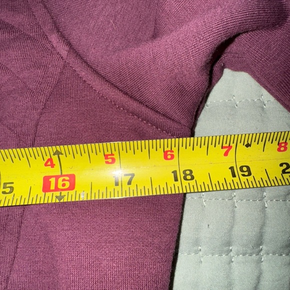 L.L. Bean Women's Quilted Full-Zip Sweatshirt. Dark plum. - Picture 8 of 14